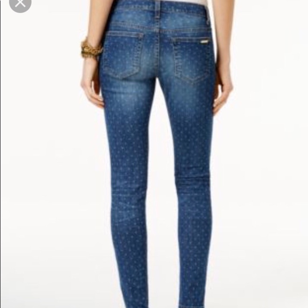 🆕 Michael Kors Polka Dot Izzy skinny jeans 12P 💕